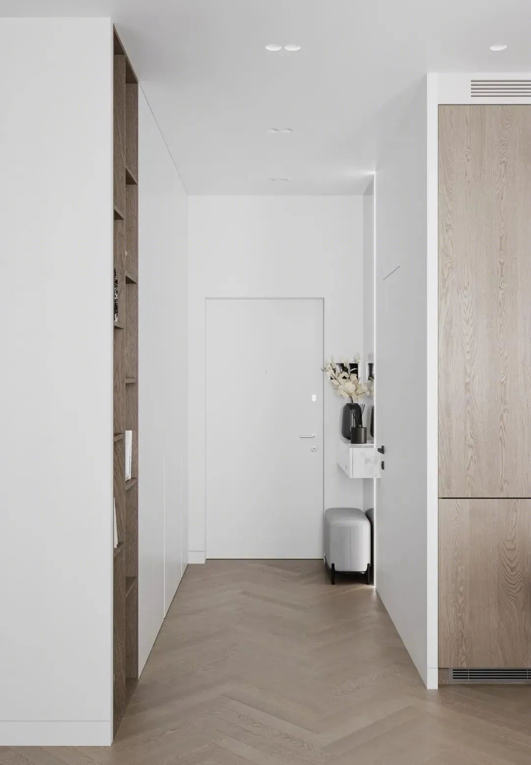 莫斯科 55㎡极简公寓丨俄罗斯莫斯科丨Dzerassa Design-11
