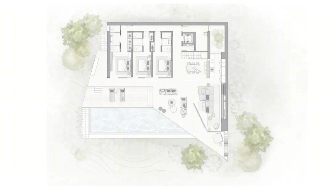 马略卡岛海景画廊别墅丨西班牙丨E5 Living-46