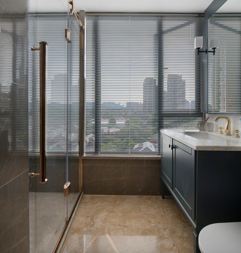 孔雀之蓝的平层住宅设计-3