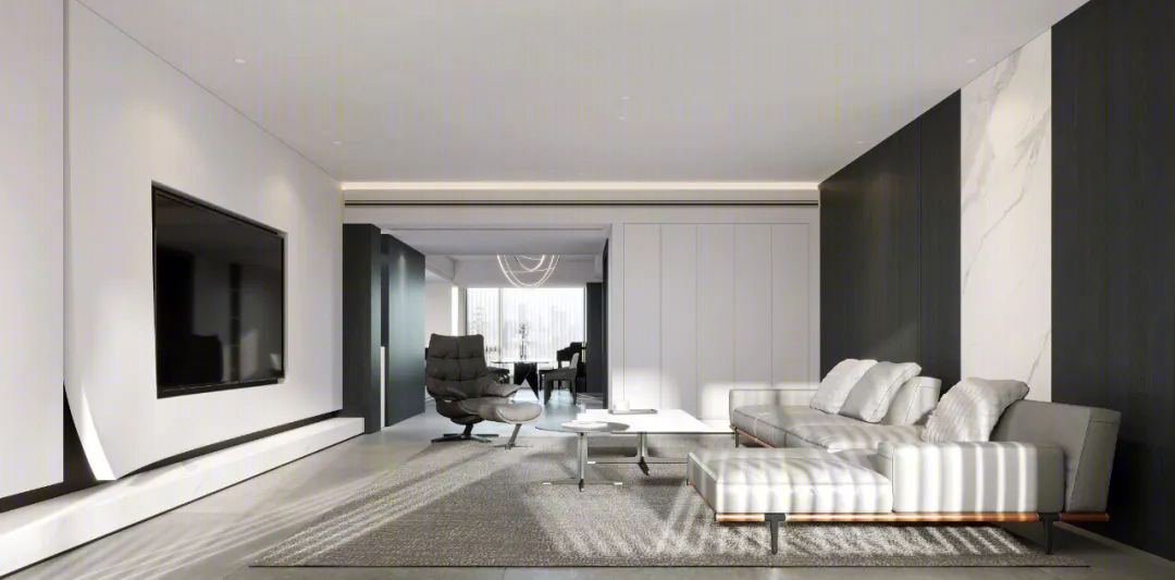 外滩印象简约温馨大平层设计丨ZYM Design-10