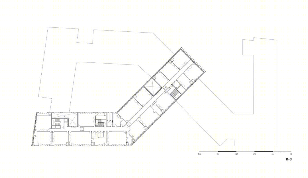 飘动绸带 | 法国中学建筑的室内外一体化设计-33