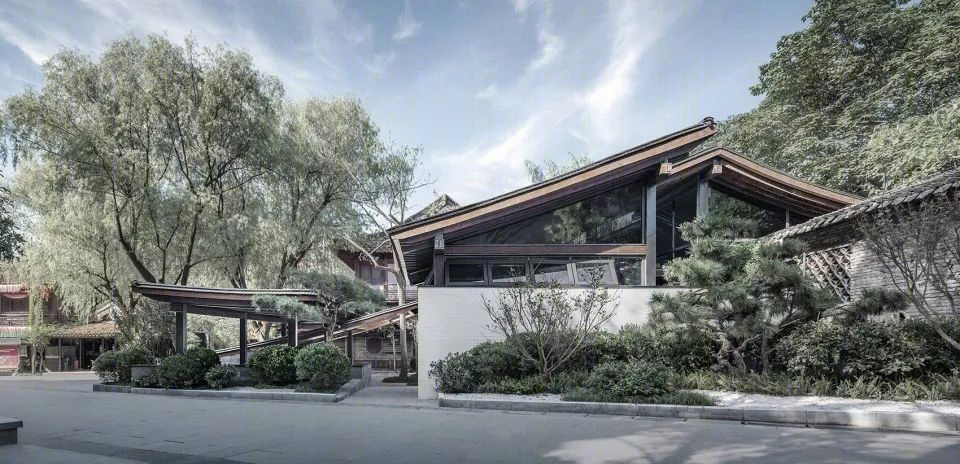 杭州宋城景区“大屋顶”公厕 | 传统与现代的完美融合-8