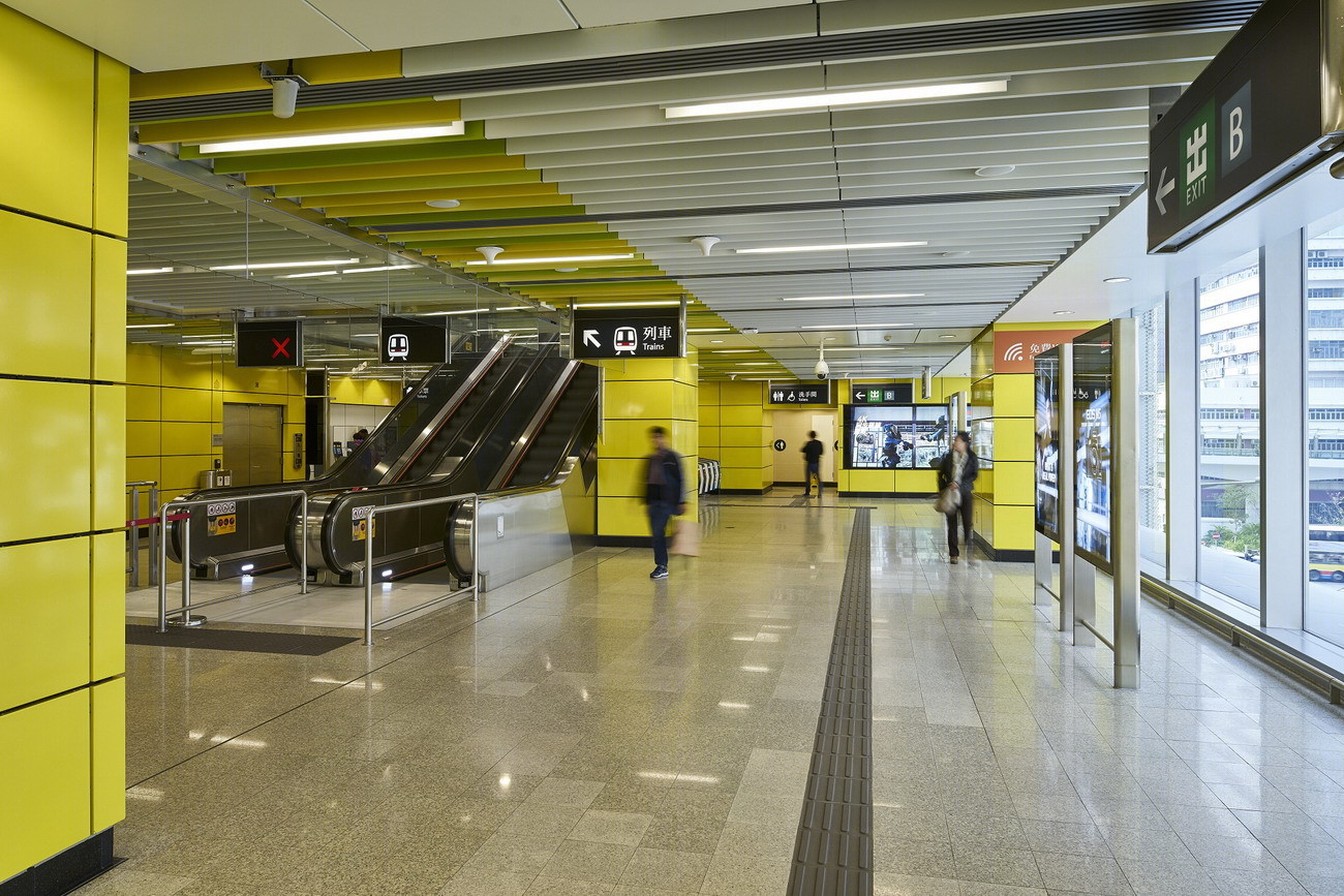 香港海洋公园站 | 波浪造型，海洋主题的室内设计-20