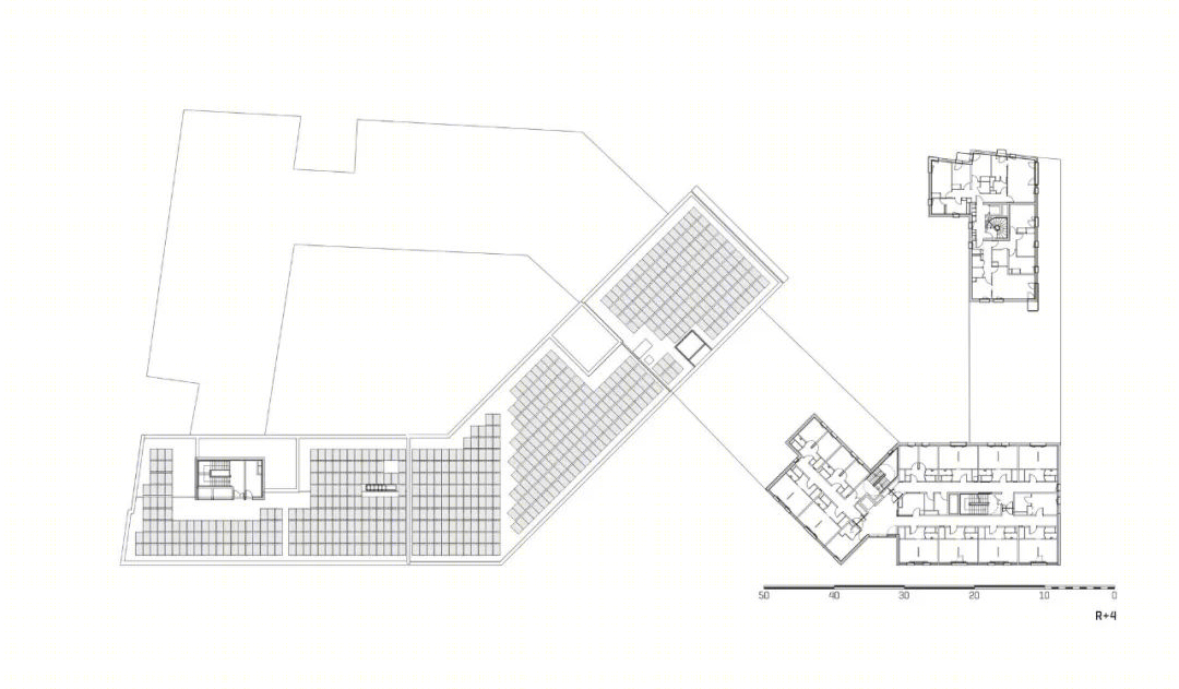 飘动绸带 | 法国中学建筑的室内外一体化设计-34