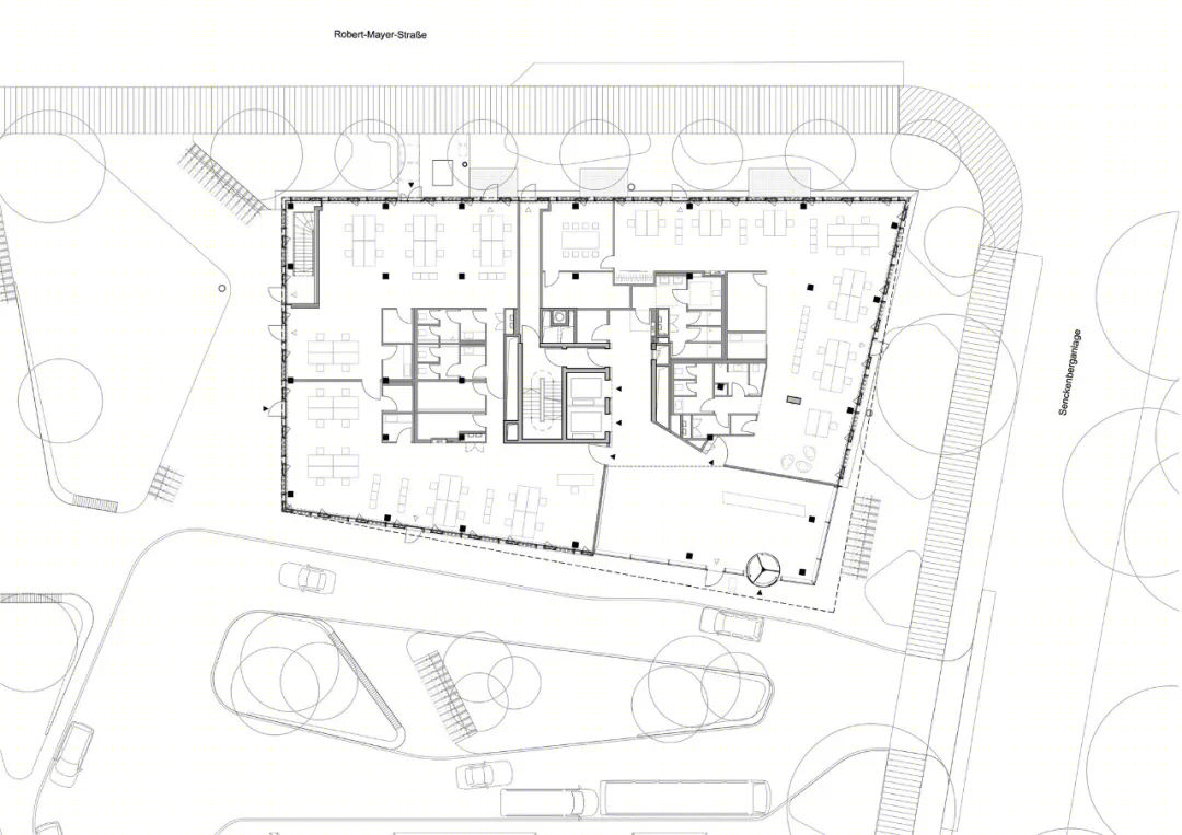 森肯贝格大厦丨德国丨Cyrus Moser Architects-73