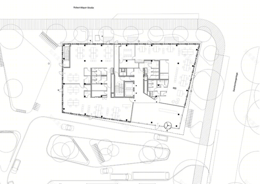 森肯贝格大厦丨德国丨Cyrus Moser Architects-73