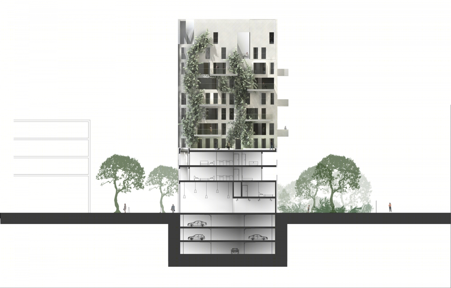 法国植物园办公住宅楼(L’ Arboretum)丨Coldefy & Associés Architectes Urbanistes-44