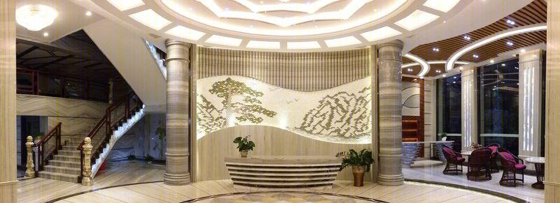 伯斯顿石材办公空间——翡翠木纹大理石的艺术呈现-11