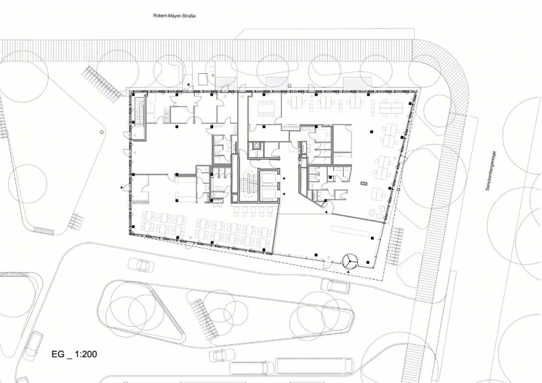 森肯贝格大厦丨德国丨Cyrus Moser Architects-74