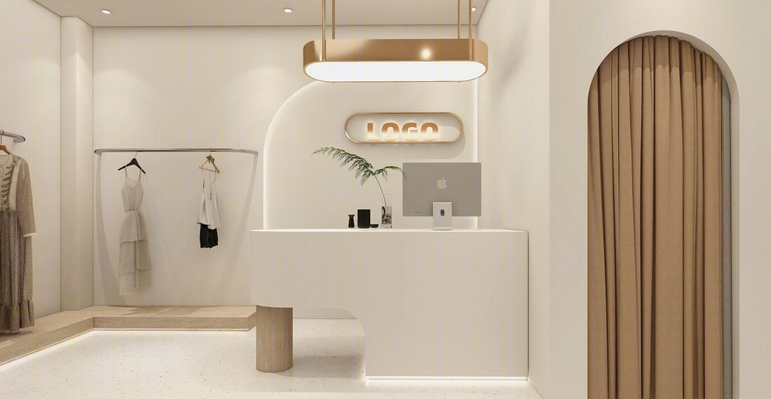 65m²服装店℃ 简约风-1