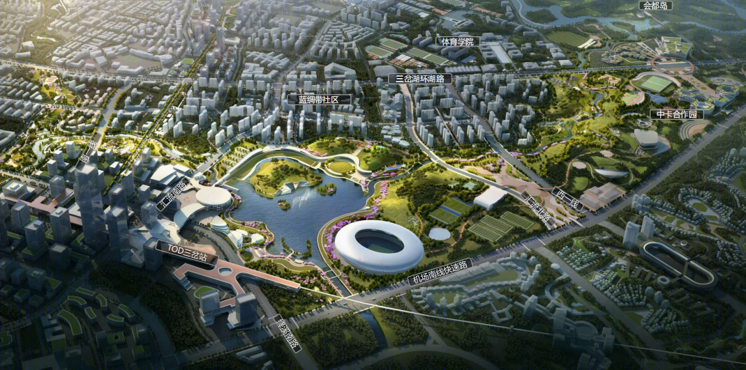 汇流公园 · 水城融合的生态景观设计丨中国成都丨万盖美式建筑-32