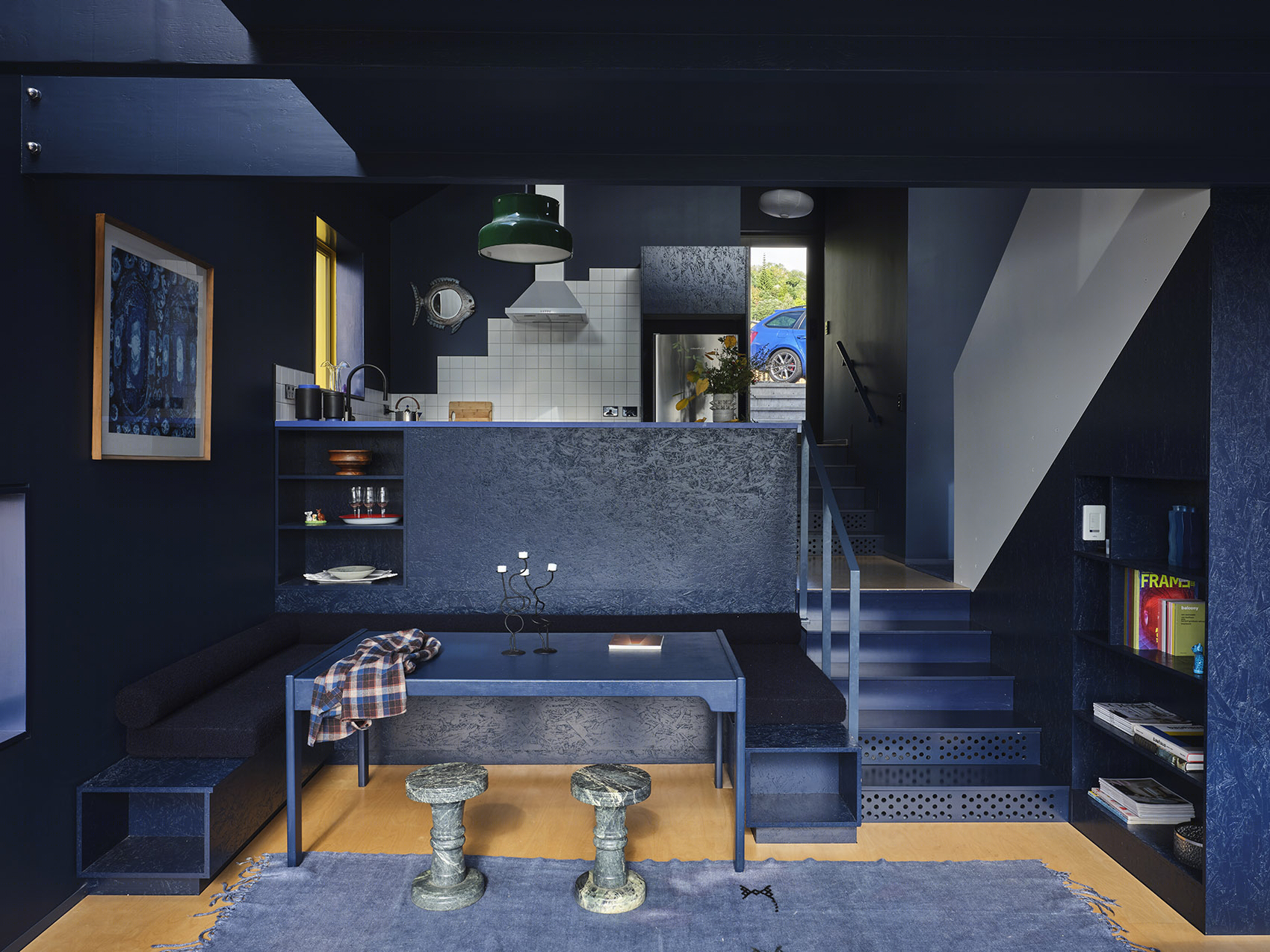 Casper's House · 蓝紫色新西兰度假小屋丨Glamuzina Architects-18