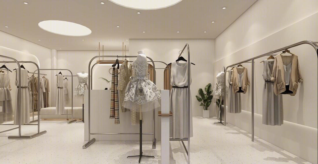 65m²服装店℃ 简约风-2