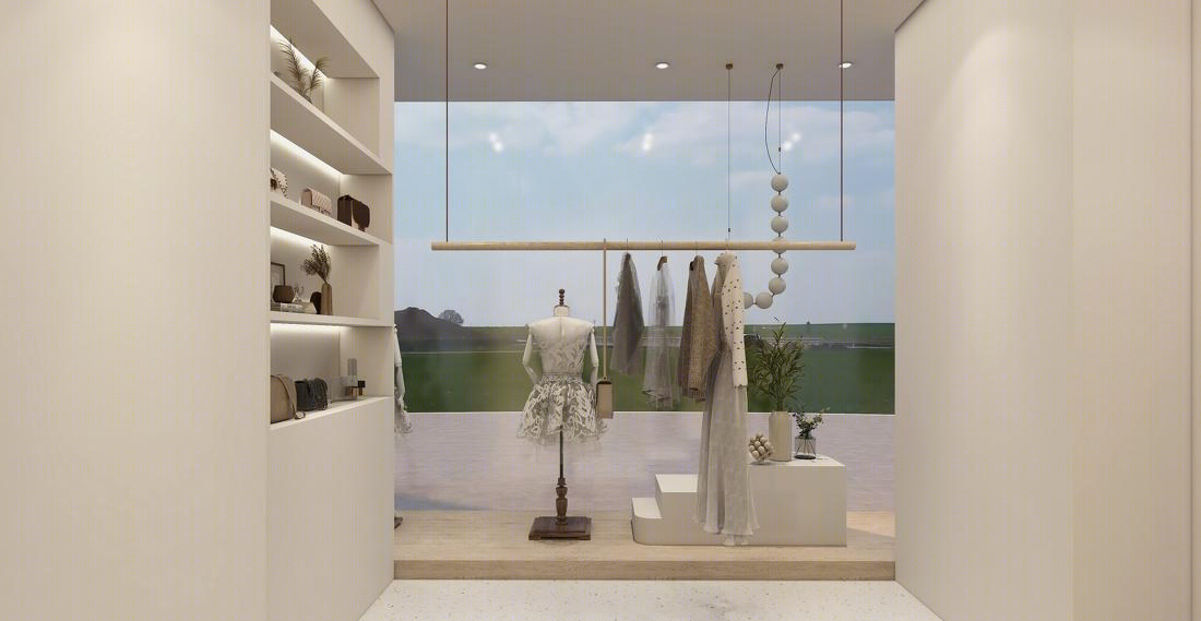 65m²服装店℃ 简约风-3