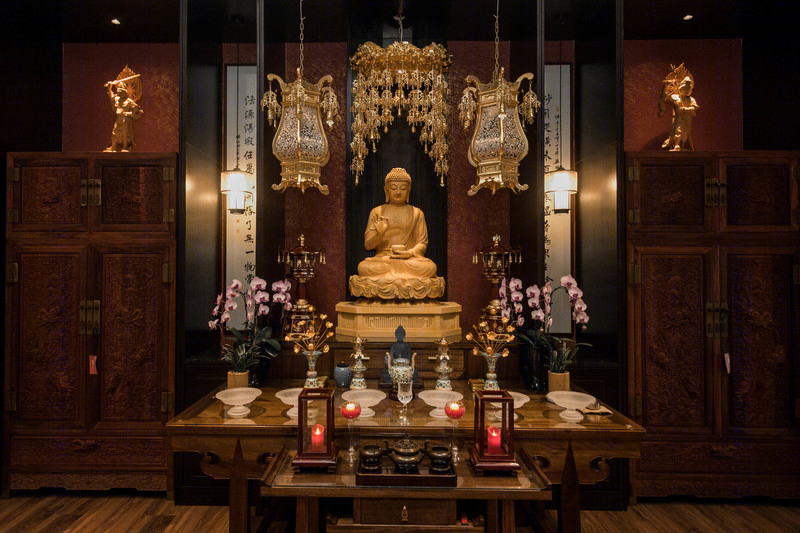 东方净琉璃世界药师佛寺室内设计-1