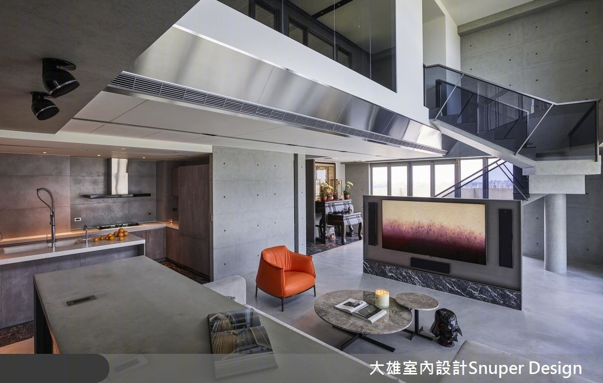 大雄設計--70坪三房現代風-3