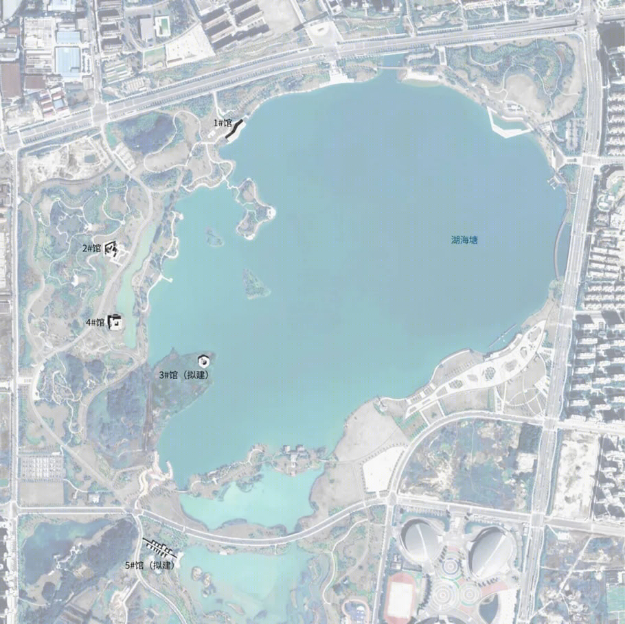 金华湖海塘公园文化休闲建筑群丨中国金华丨清华大学建筑设计研究院有限公司-17
