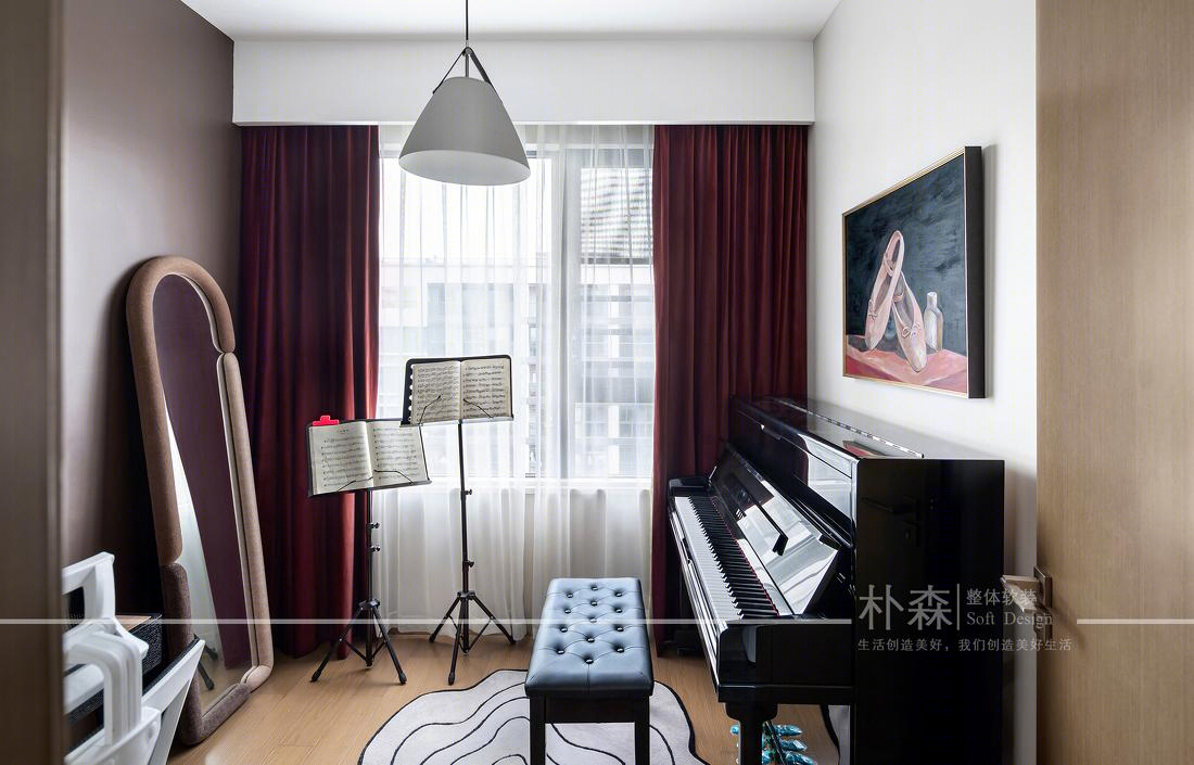 朴森全案设计丨平层丨139m²精装房怎么诠释私人高定家具-9