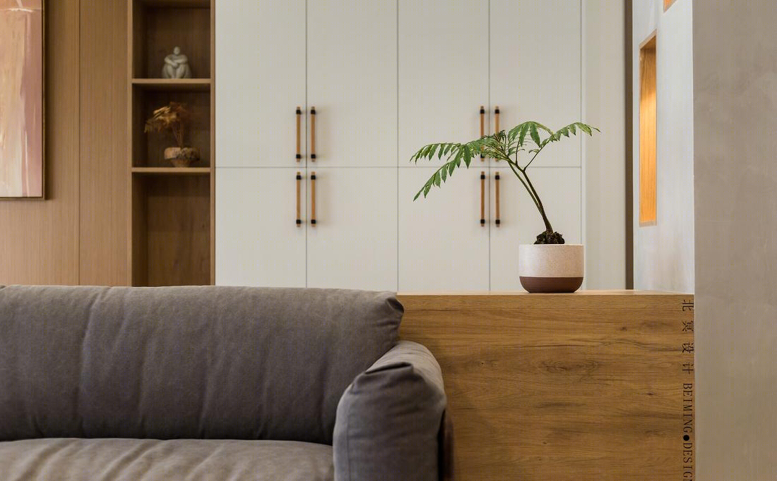 130M² 极简治愈日式平层设计-9