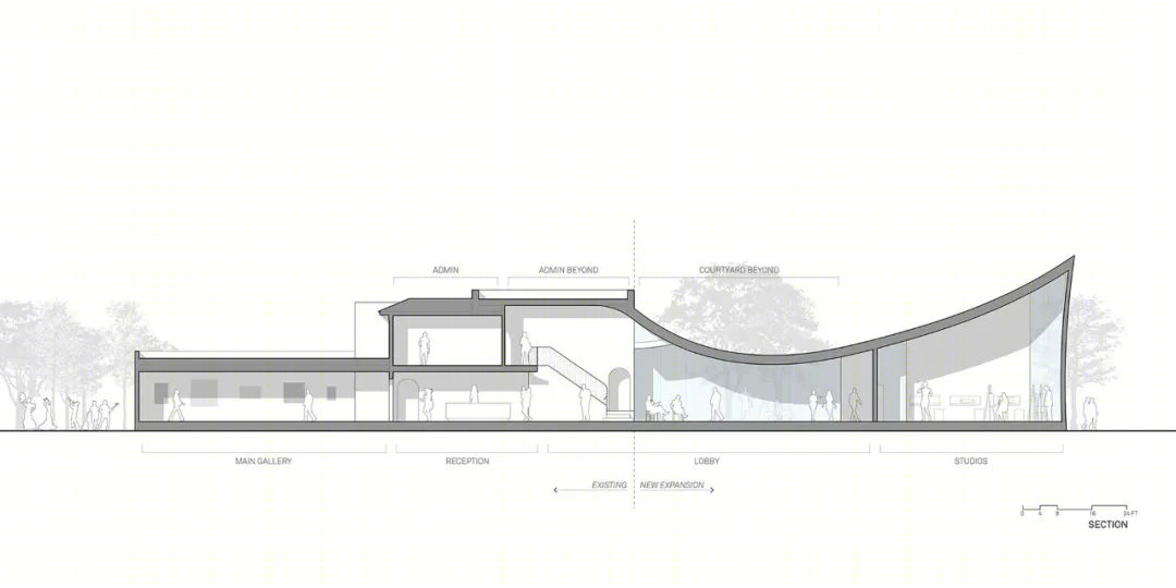 佛罗里达好莱坞艺术文化中心丨美国丨Brooks&Scarpa Design 建筑事务所-25