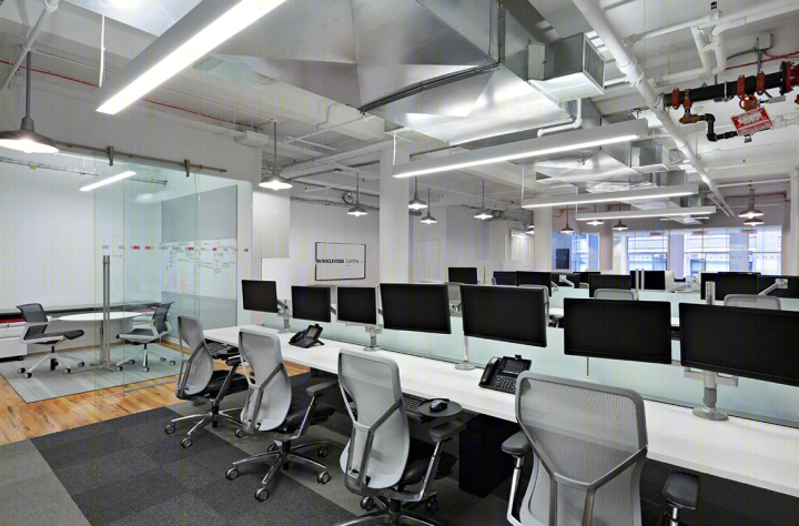 温克莱沃斯资本管理公司·纽约熨斗区的开放式办公空间丨BR Design Associates-24