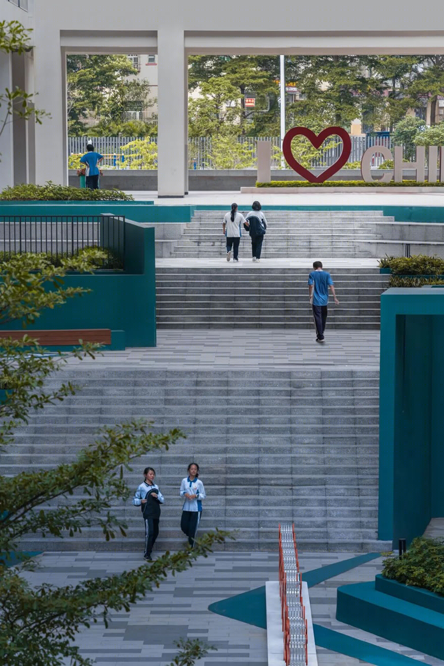 深圳市龙华区行知中学丨中国深圳丨筑博设计-51