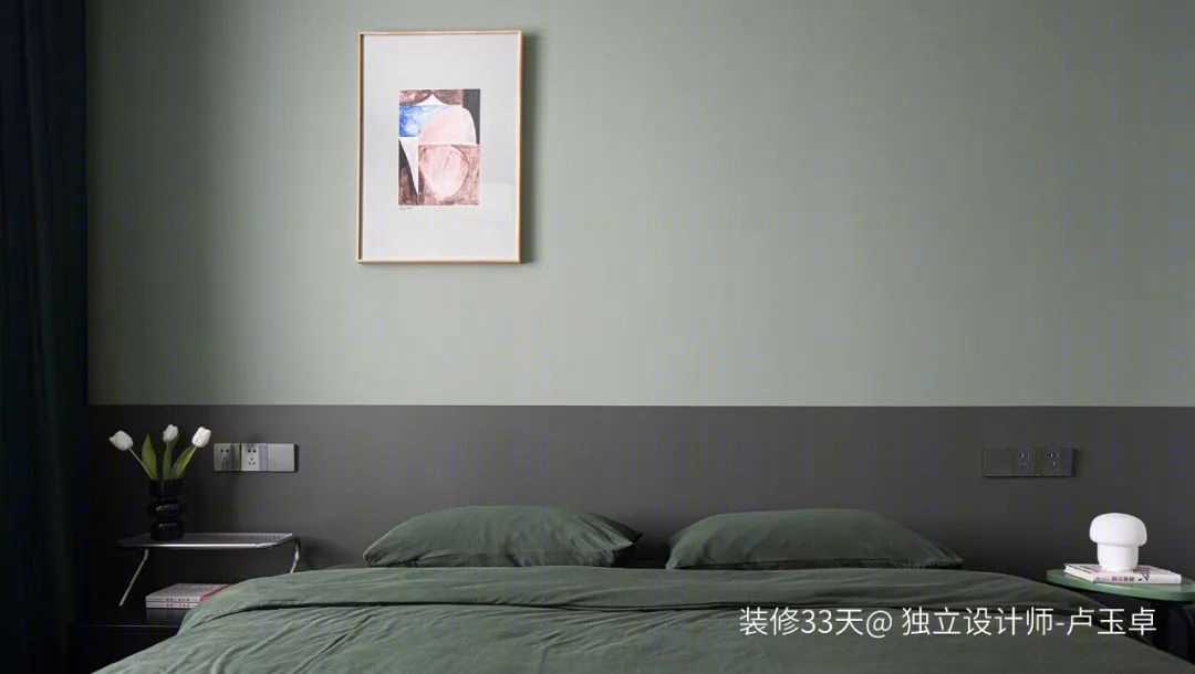 绿色清新实用四室住宅设计丨中国青岛丨独立设计师卢玉卓(青岛)-55