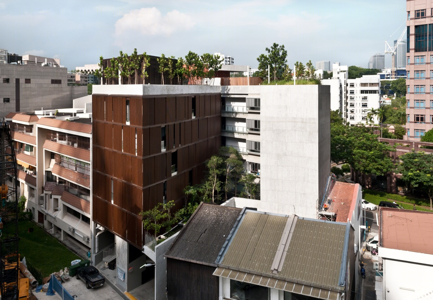新加坡Killiney路住宅大厅丨ipli architects-25