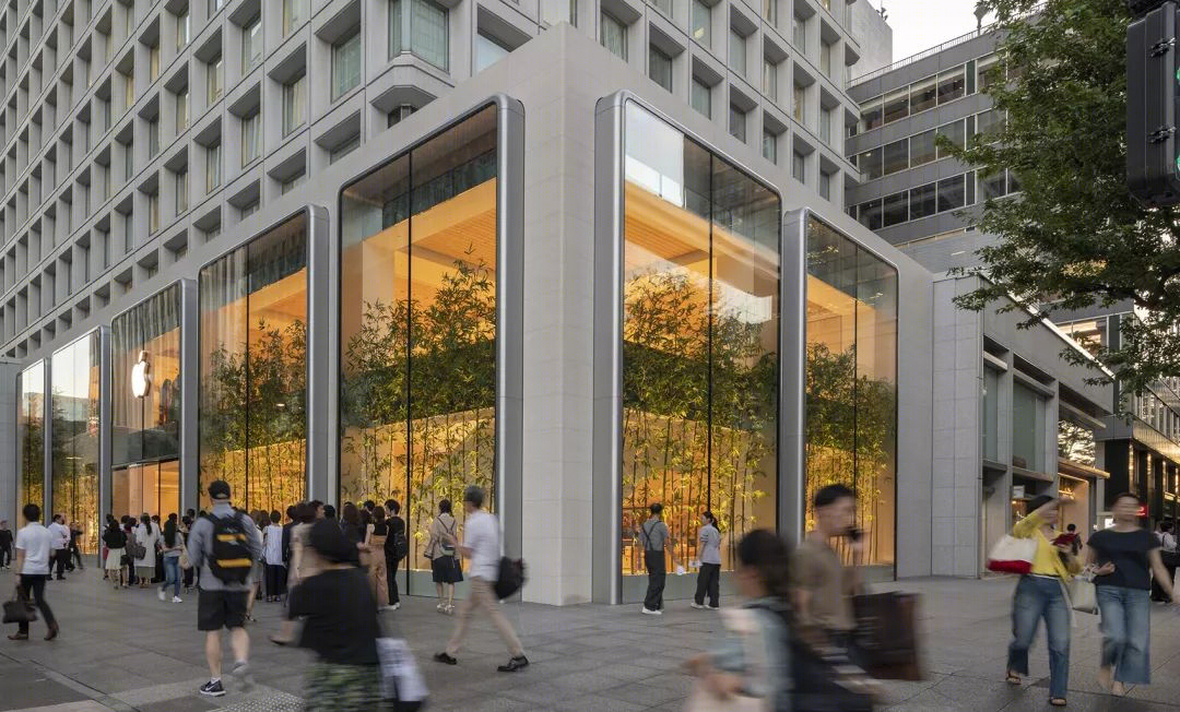 东京丸之内苹果店 | 原建筑与新科技的完美融合-7