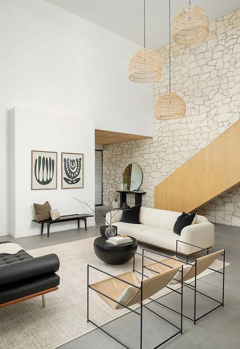 亚利桑那州 Zara Residence 原木住宅设计丨美国亚利桑那丨Joel Contreras Design 和 Jason Comer-12