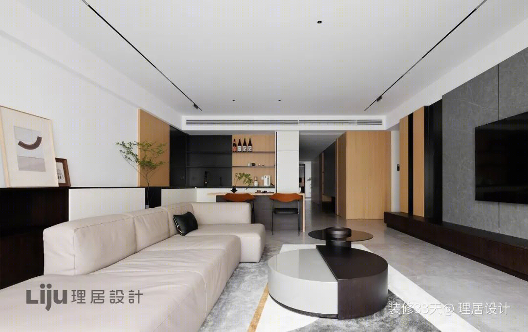 厦门 247 平现代简约大平层设计丨中国厦门丨理居设计(厦门)-1