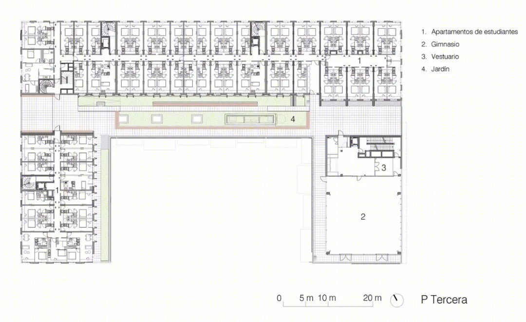 ESMA 学生公寓设计丨美国丨Mateo Arquitectura-42