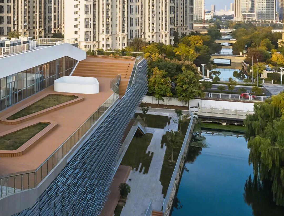 桥上教学楼 盐城外国语学校创新中心丨中国盐城丨Perform普泛建筑-135