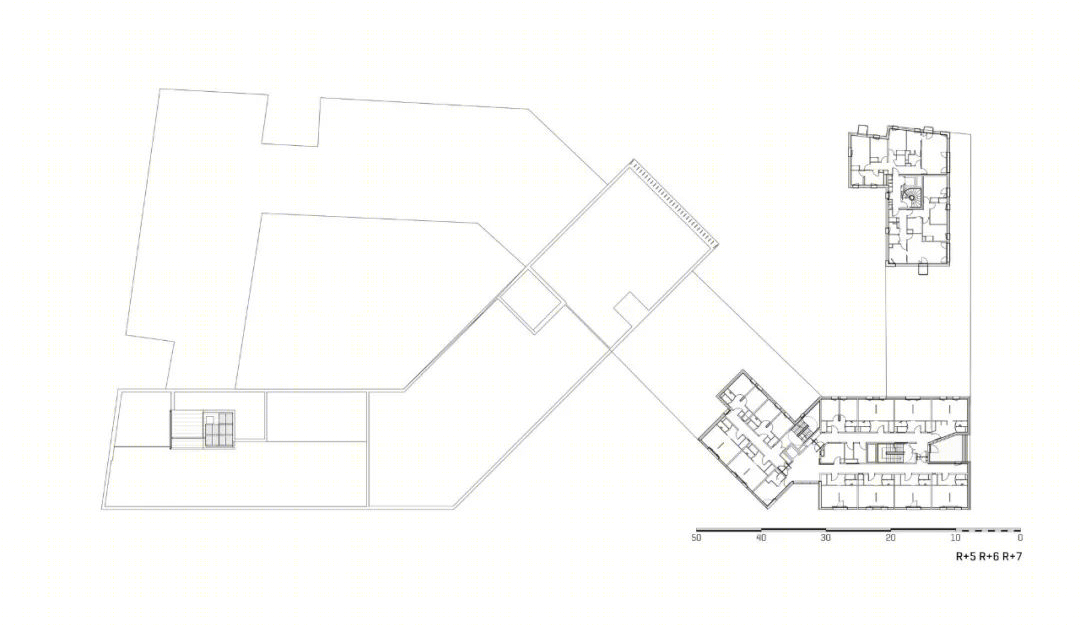 飘动绸带 | 法国中学建筑的室内外一体化设计-35