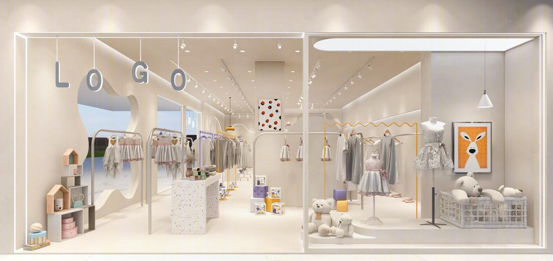 140m²童装店℃ 简约风-2