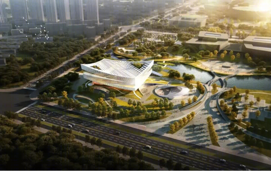 荆州市城市文化中心丨中南建筑设计院第七建筑工作室-0