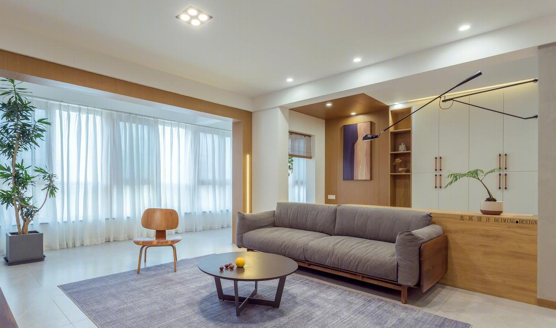 130M² 极简治愈日式平层设计-12