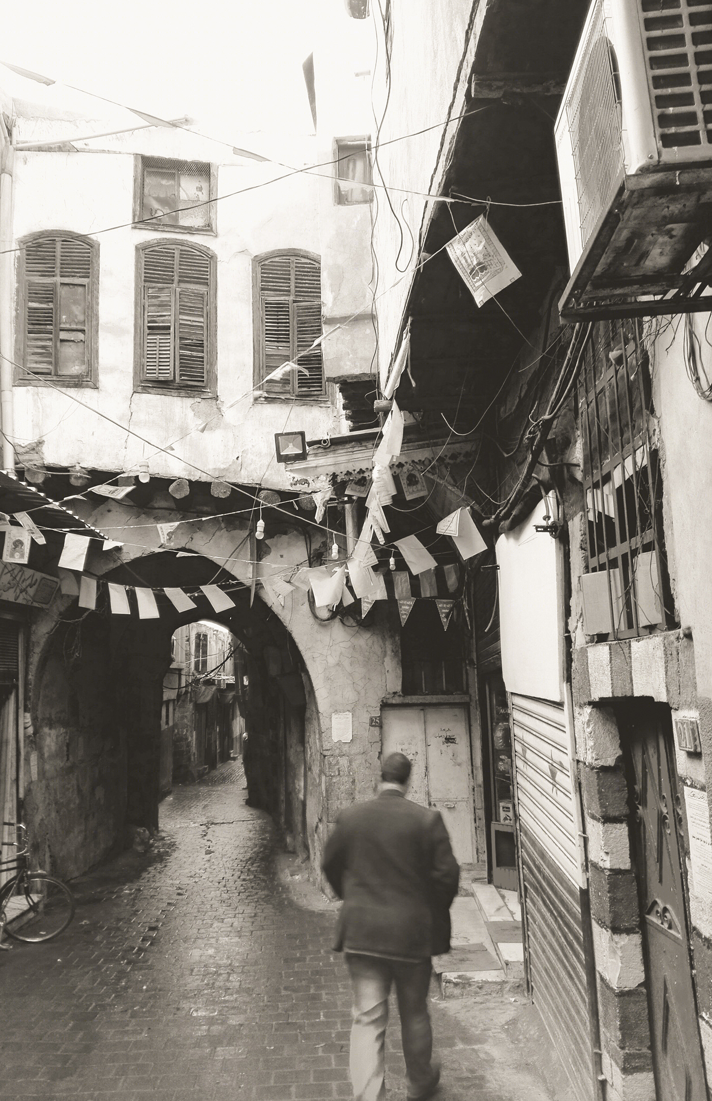 Anastasiya Gushchina丨公寓建筑丨Black And White Old Damascus-2