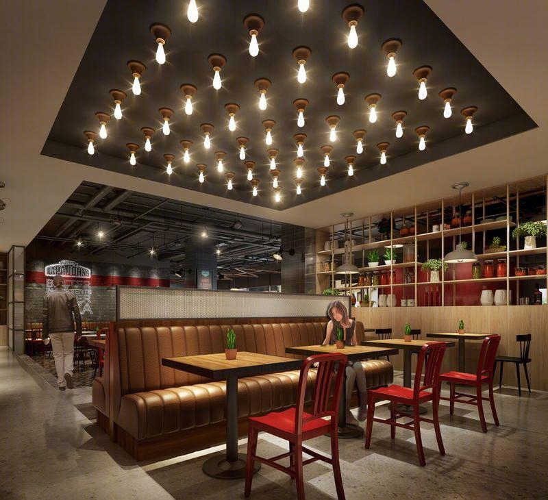 白世伟丨快餐店丨棒约翰餐厅门店-0