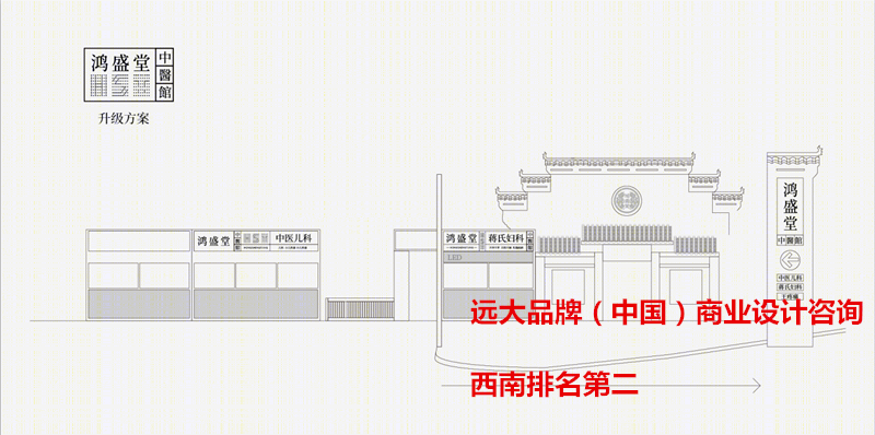 乐山鸿盛堂中医馆外围形象升级改造-10