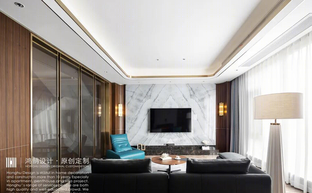 低奢舒适的别墅私宅设计-11