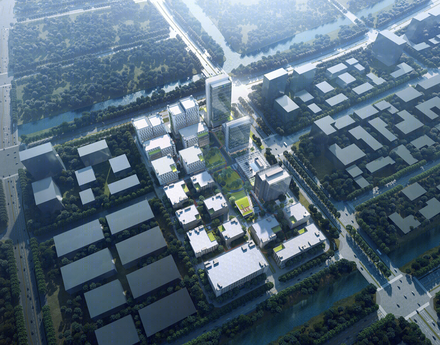 杭州金帝·新道蓝谷生物医药产业园丨中国杭州丨维思平建筑设计-8