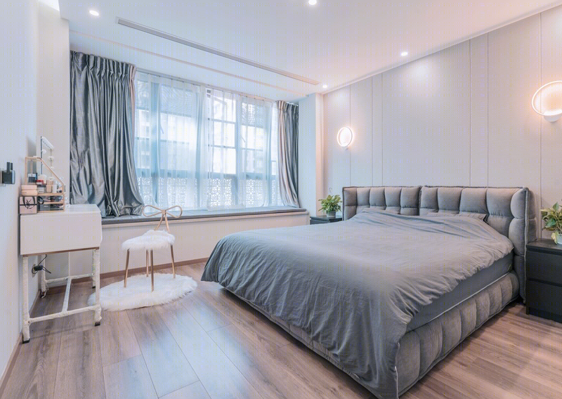 现代简约四口之家，空间利用更舒适-4
