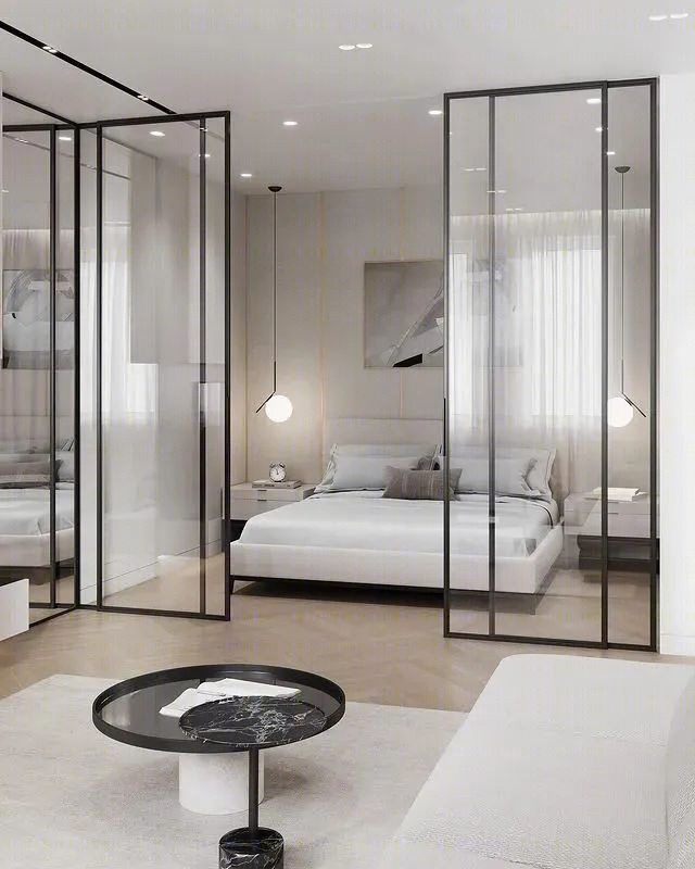 莫斯科 55㎡极简公寓丨俄罗斯莫斯科丨Dzerassa Design-17