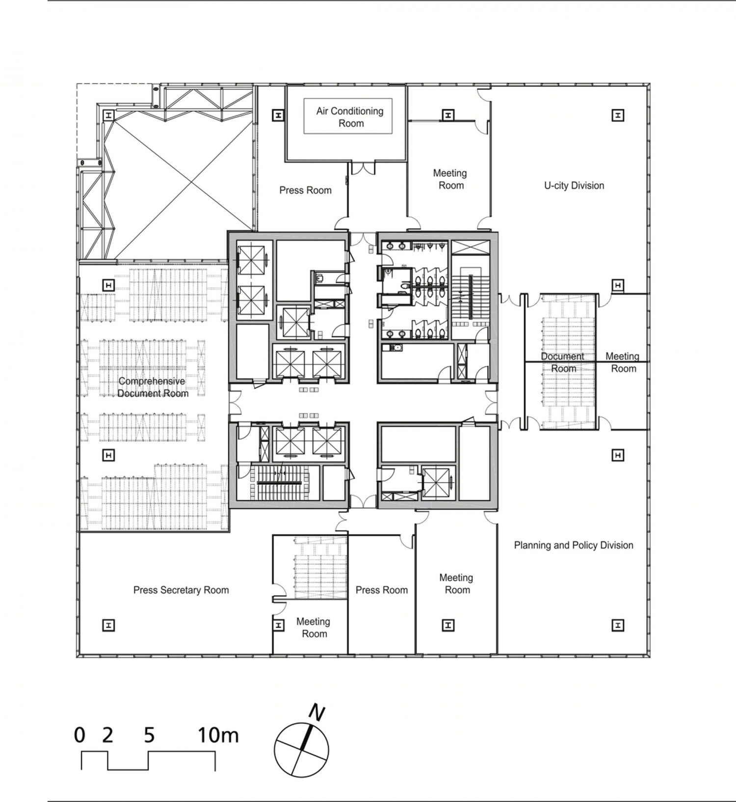 韩国G·塔(G·Tower)丨HAEAHN Architecture + Designcamp Moonpark dmp + Gyung Sung Architects + TCMC Architects & Engineers-32