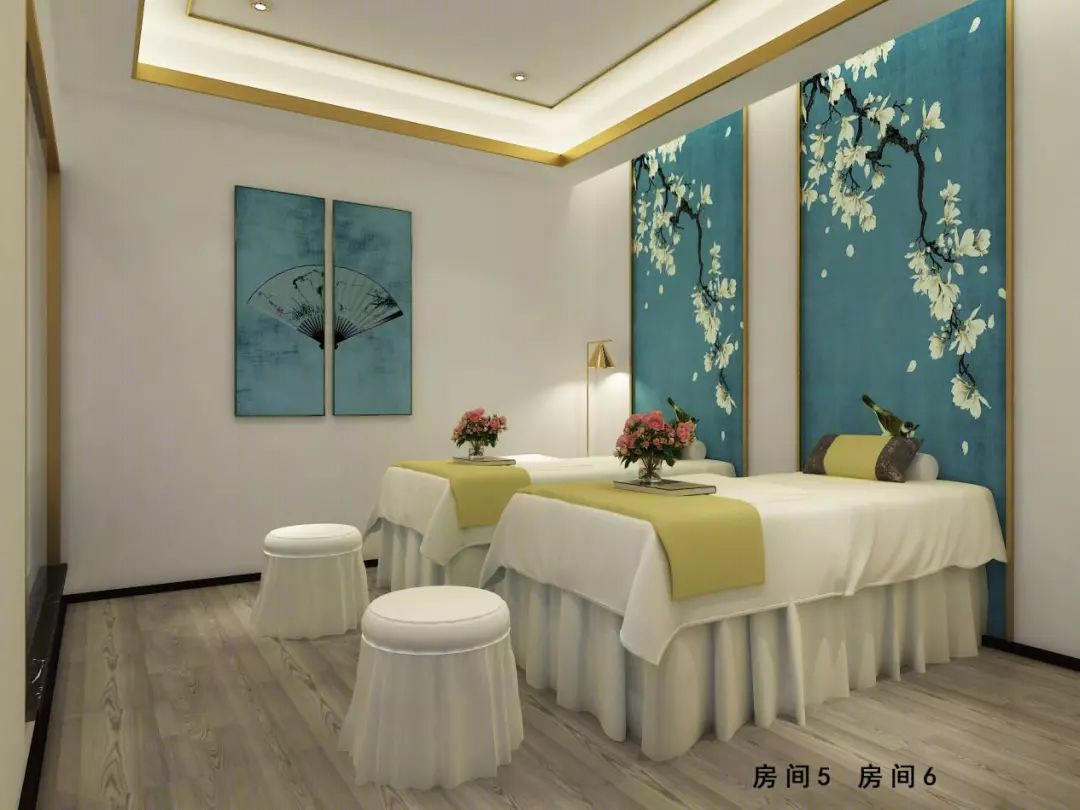 南国鼎峰打造简约美容美发空间,白色与浅蓝营造清新氛围-35