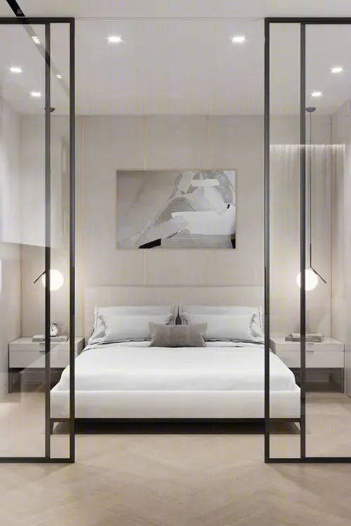 莫斯科 55㎡极简公寓丨俄罗斯莫斯科丨Dzerassa Design-18