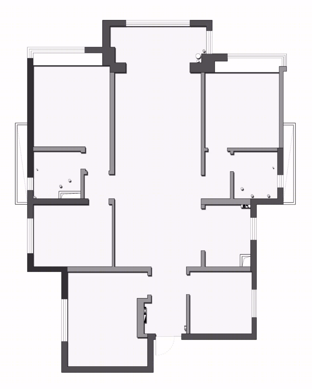 广州绿地•珑玥府 · 清和一舍轻复古空间设计丨中国广州丨Q.H DESIGN TEAM-7