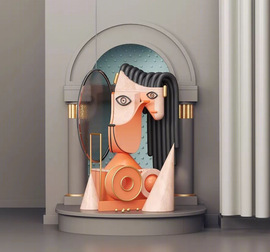 梦幻色彩的 3D 艺术盛宴-133