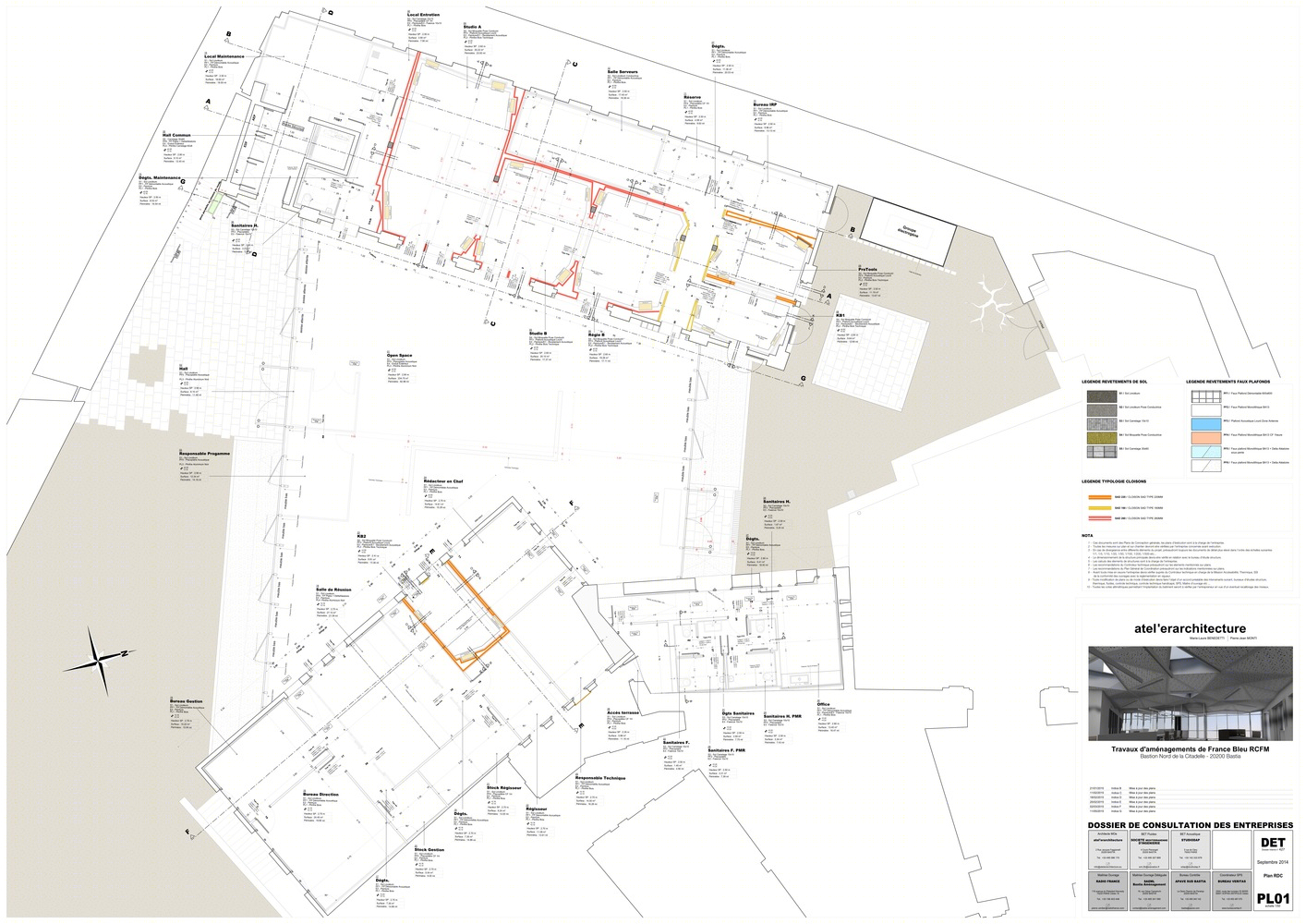 法国Radio Corse无线电台办公室丨atel’erarchitecture-65